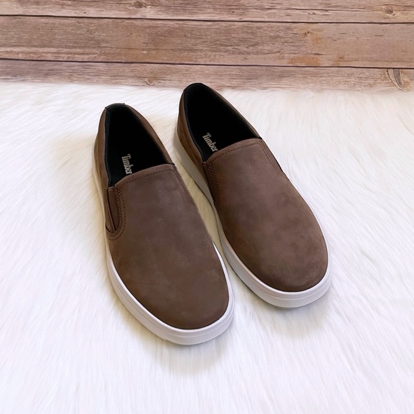 Timberland Men’s Davis Square Brown Slip-On - Picture 2 of 7